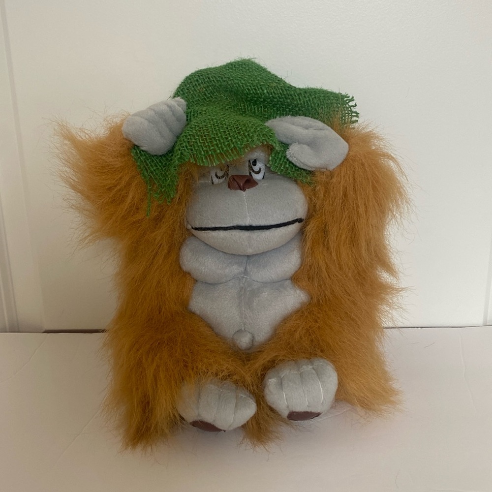 2001 Toy Network Stuffed‎ Push Orangutan